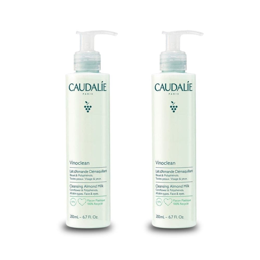 Caudalie Vinoclean Almond Oil Cleansing Milk 200 ml -2 Pack