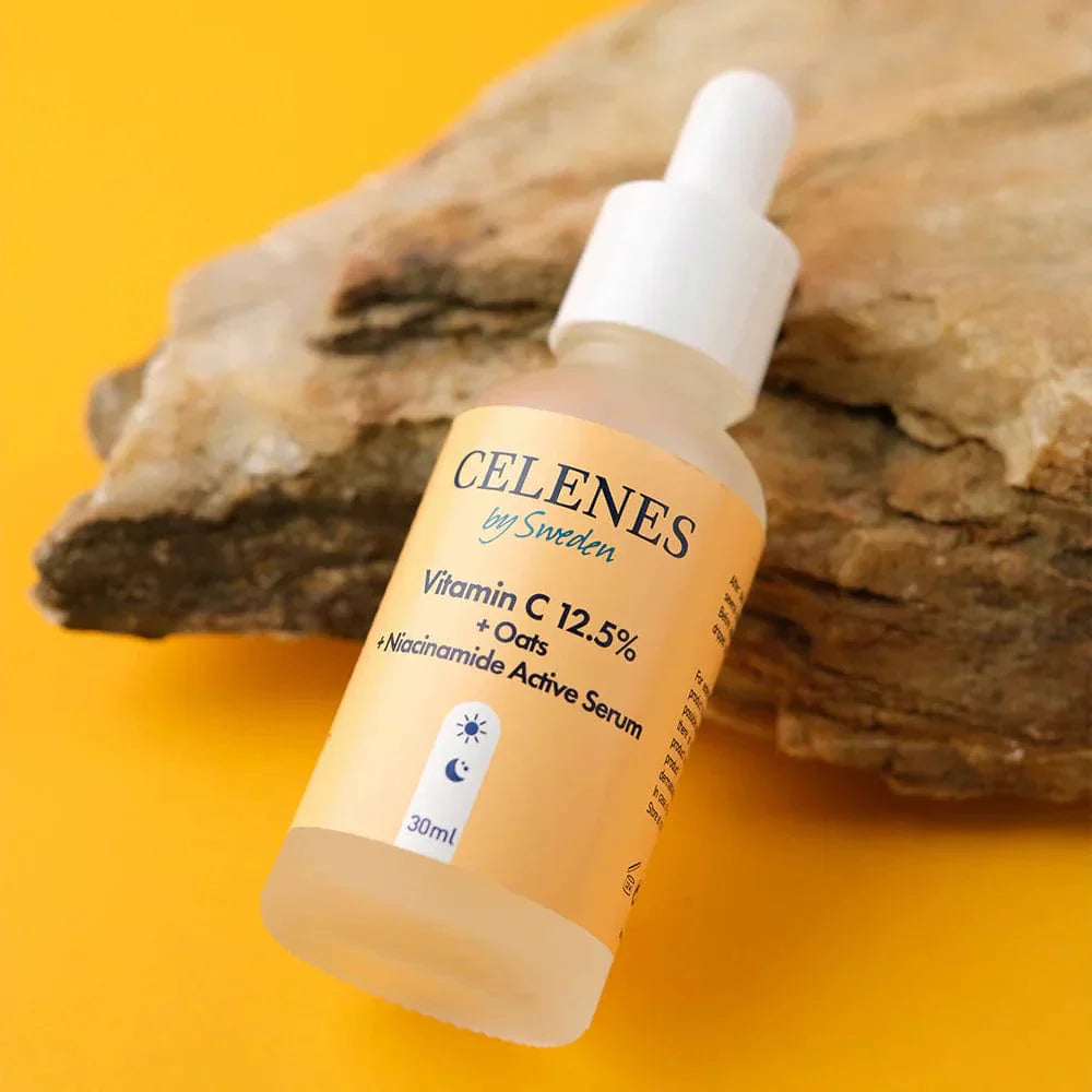 Celenes by Sweden Rena Vitamin C 12.5% + Oats + Niacinamide Active Serum 30 ml