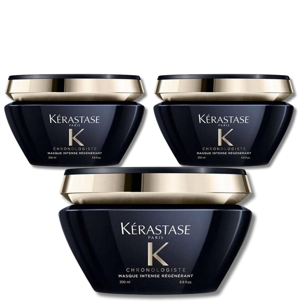 Kerastase Chronologiste Intense Regenerating Mask Regenerating Hair Mask 200ml 3 Pack