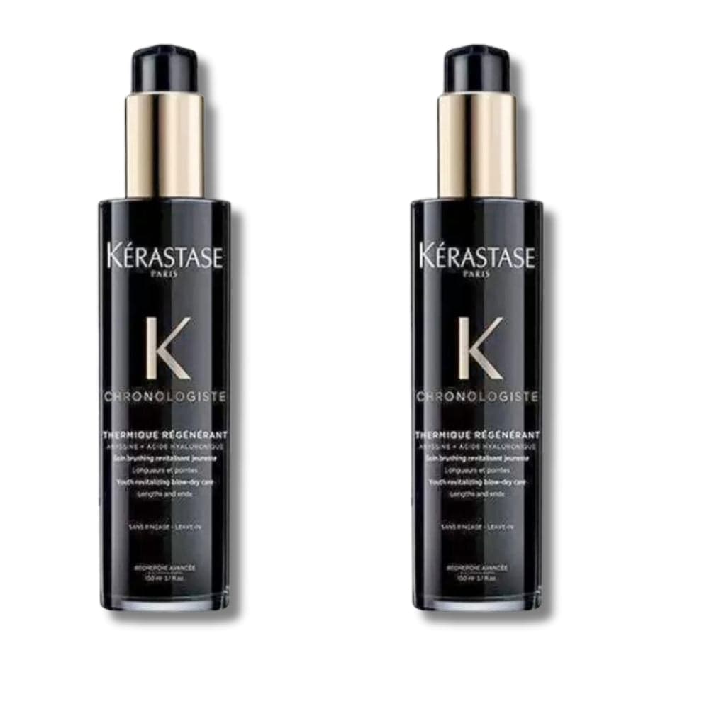 Kerastase Chronologiste Thermique Régénérant Regenerating Heat Protective Leave-In Treatment Cream 150 ml 2 Pack