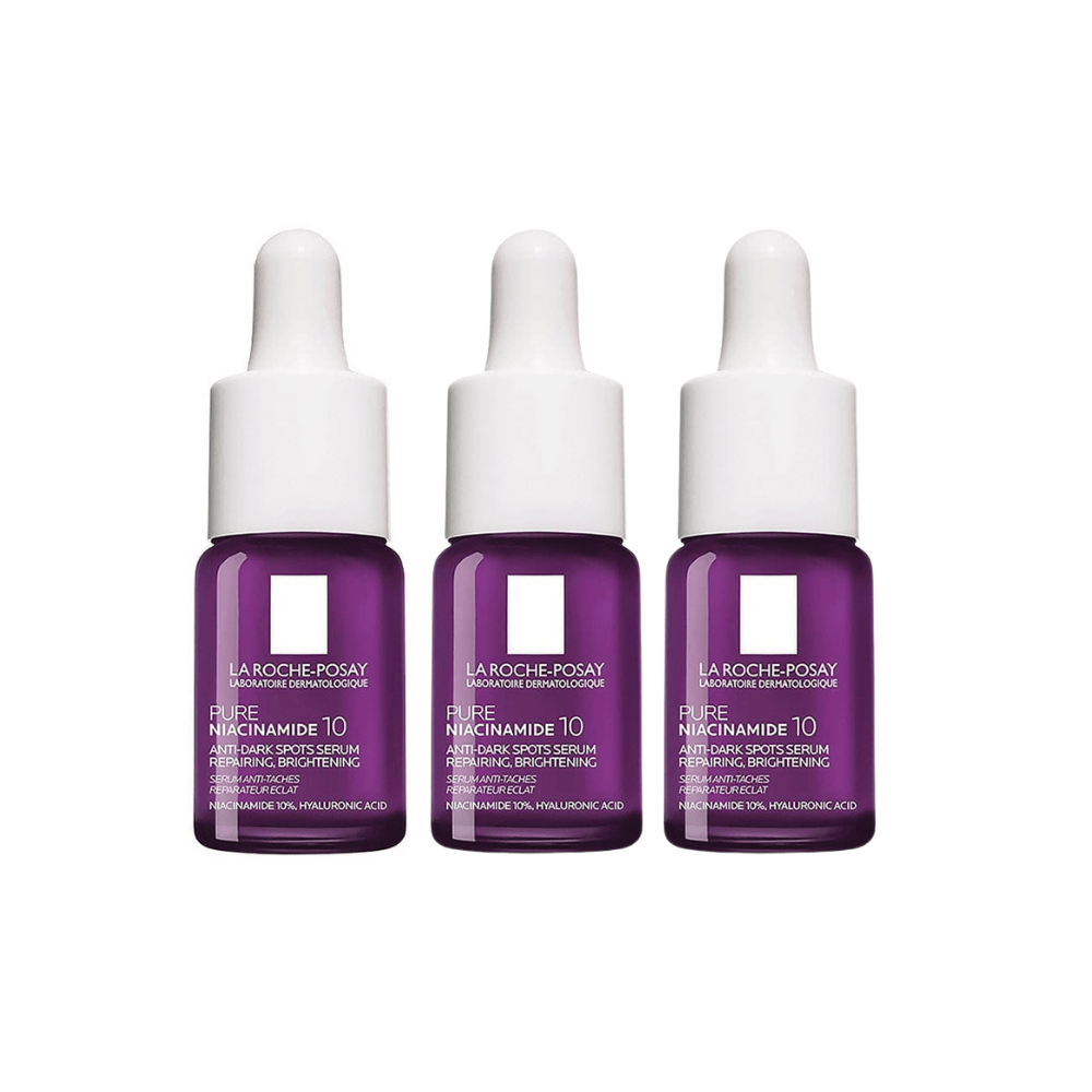 La Roche Posay Pure Niacinamide 10 Anti-Blemish Serum 10 ml 3 Pack