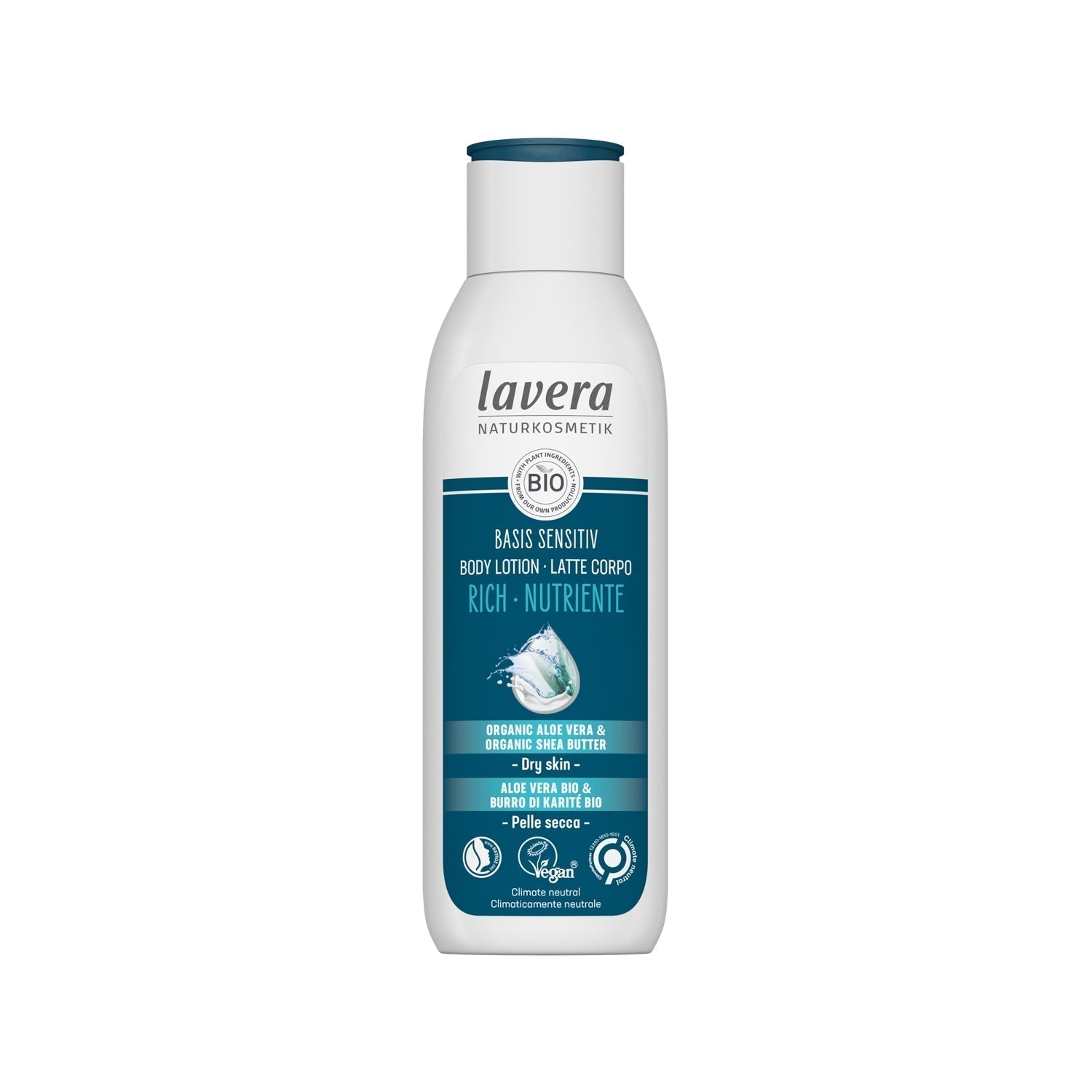 Lavera Basis Sensitiv Rich Body Lotion 200 ml