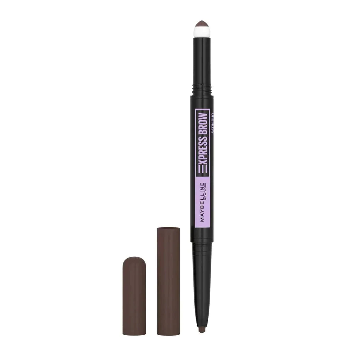 Maybelline New York Express Brow Satin Duo Sided Brow Pencil-04 Dark Brown