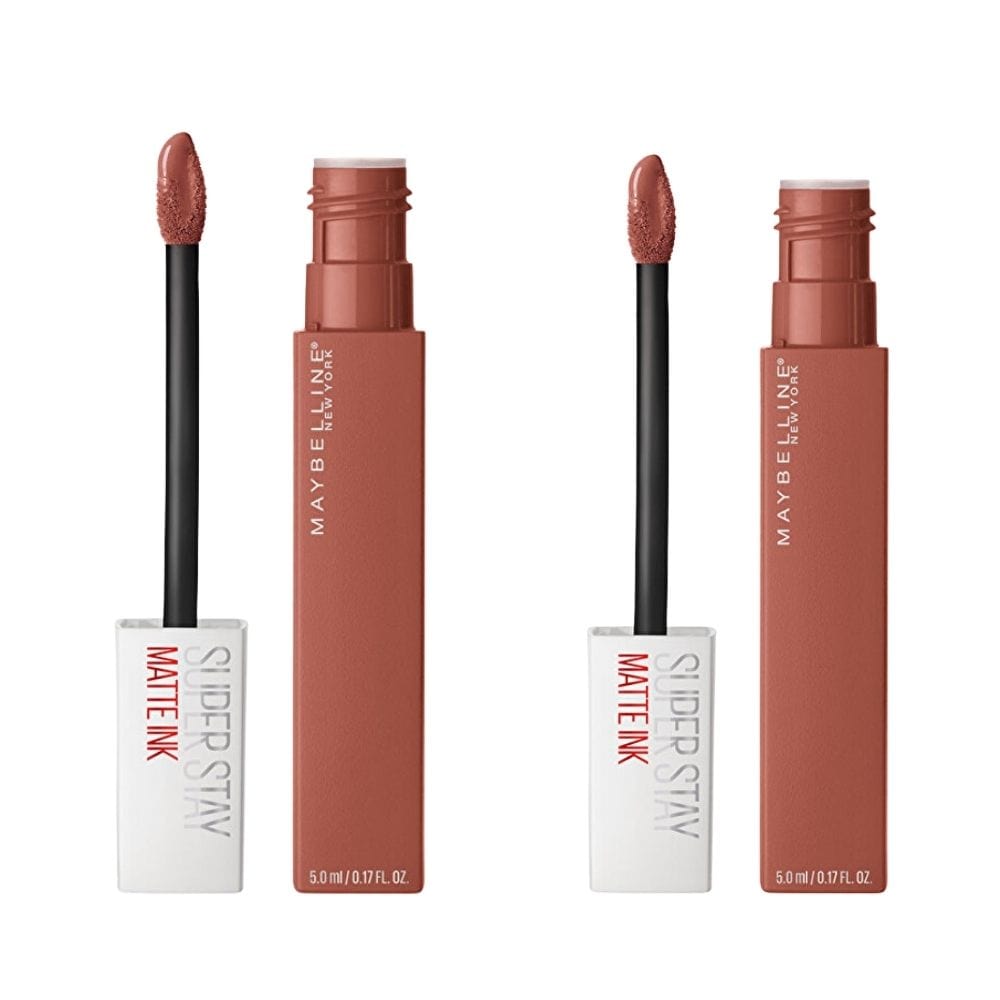 Maybelline New York Super Stay Matte Ink Liquid Matte Lipstick - 70 Amazonian Brown -2 Pack