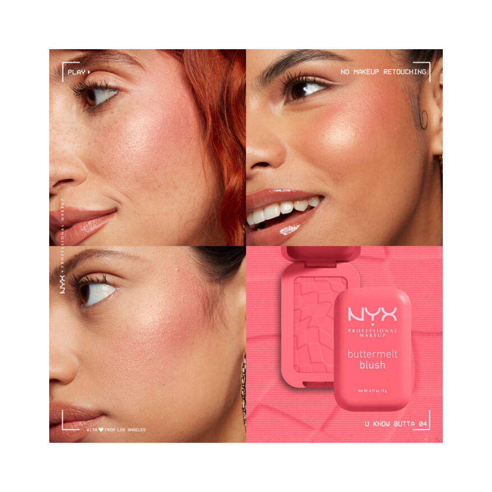 NYX Professional Makeup Buttermelt Blush Creamy - 04 U Know Butta