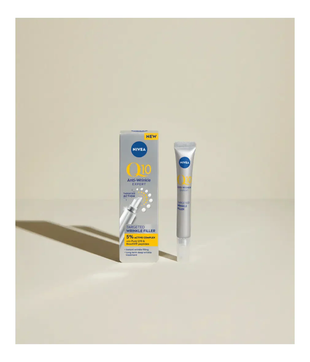 Nivea Q10 Anti-Wrinkle Power Wrinkle Filler Serum with Bioxifill Peptides 15ml / 0.5 fl oz