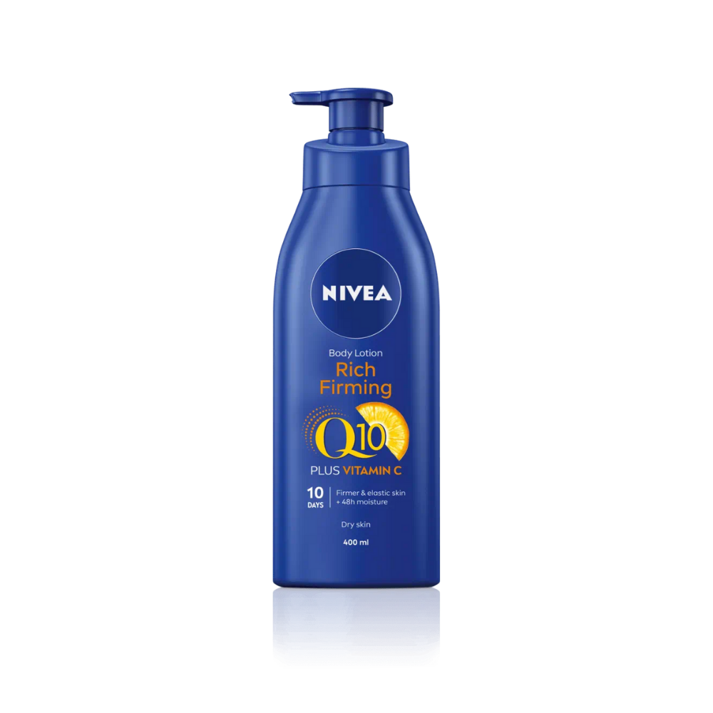 Nivea Q10 + Vitamin C Firming Body Lotion for Dry Skin 400ml / 13.5 fl oz