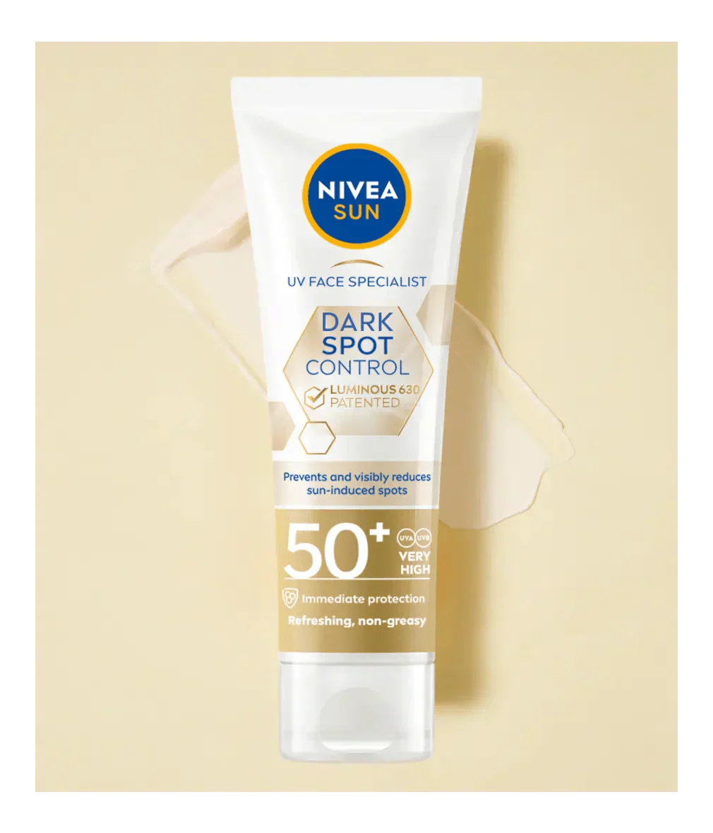 Nivea Sun UV Face Luminous 630 Spot Control Sun Fluid SPF50 40ml / 1.35 fl.oz - 3 Pack