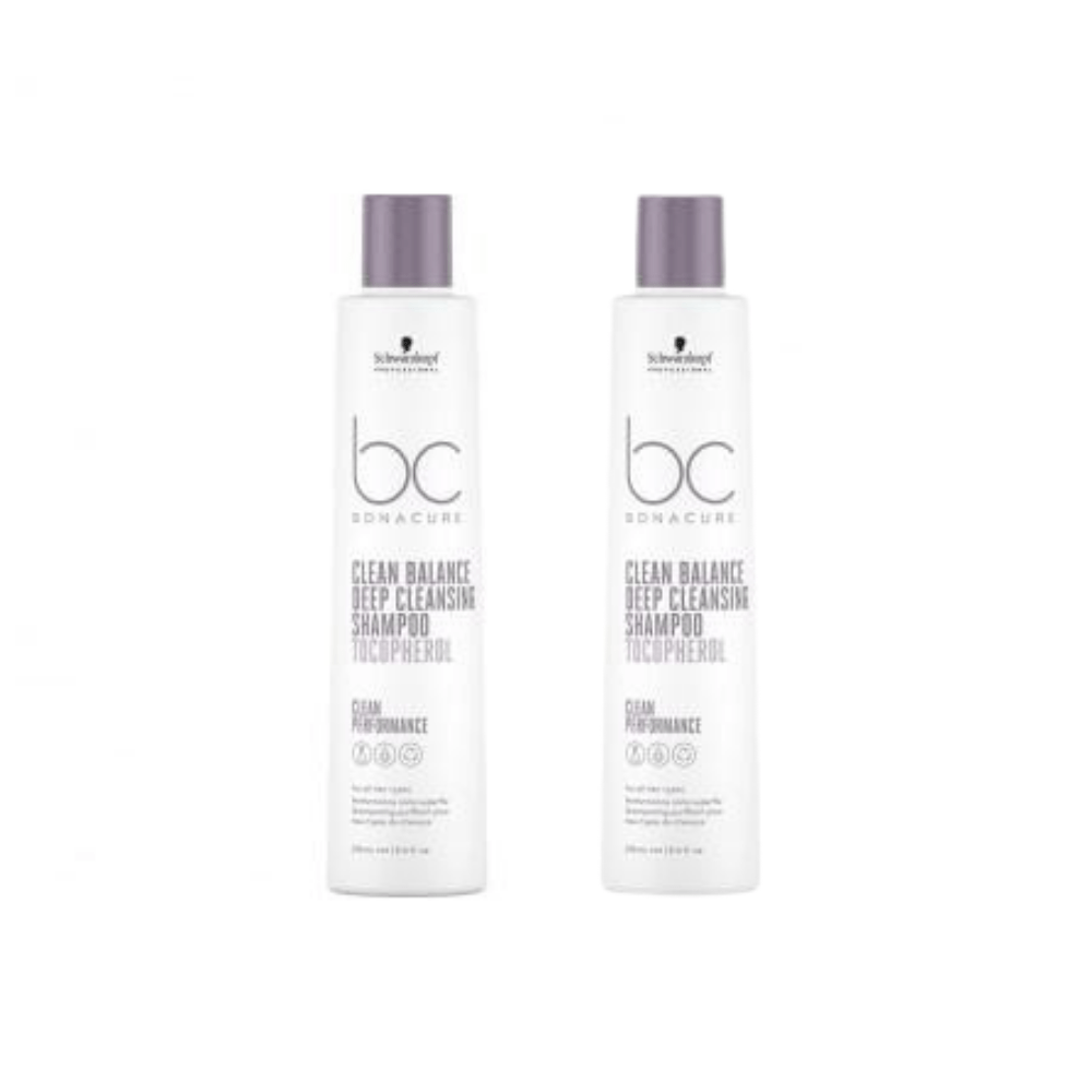 Schwarzkopf Bonacure Bc Clean Balancing Deep Cleansing Shampoo 250 ml 2 Pack