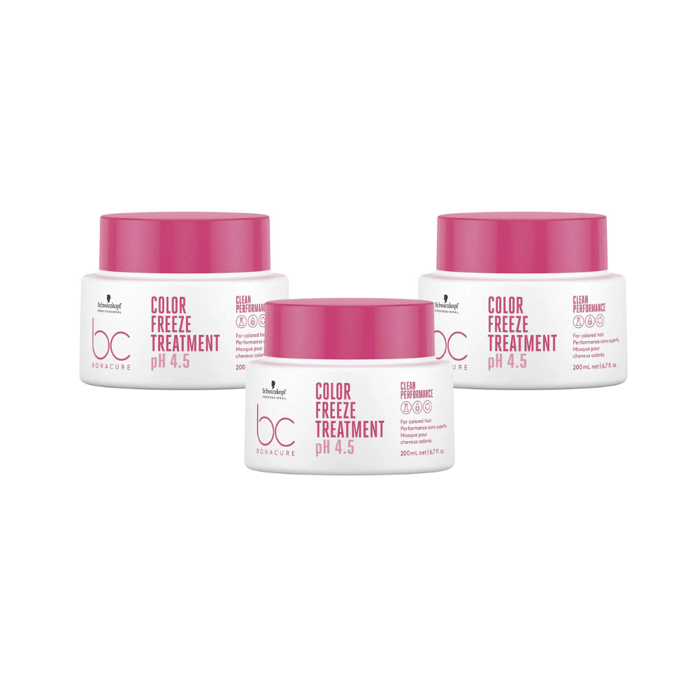 Schwarzkopf Bonacure Bc Clean Color Protective Treatment 200 ml 3 Pack