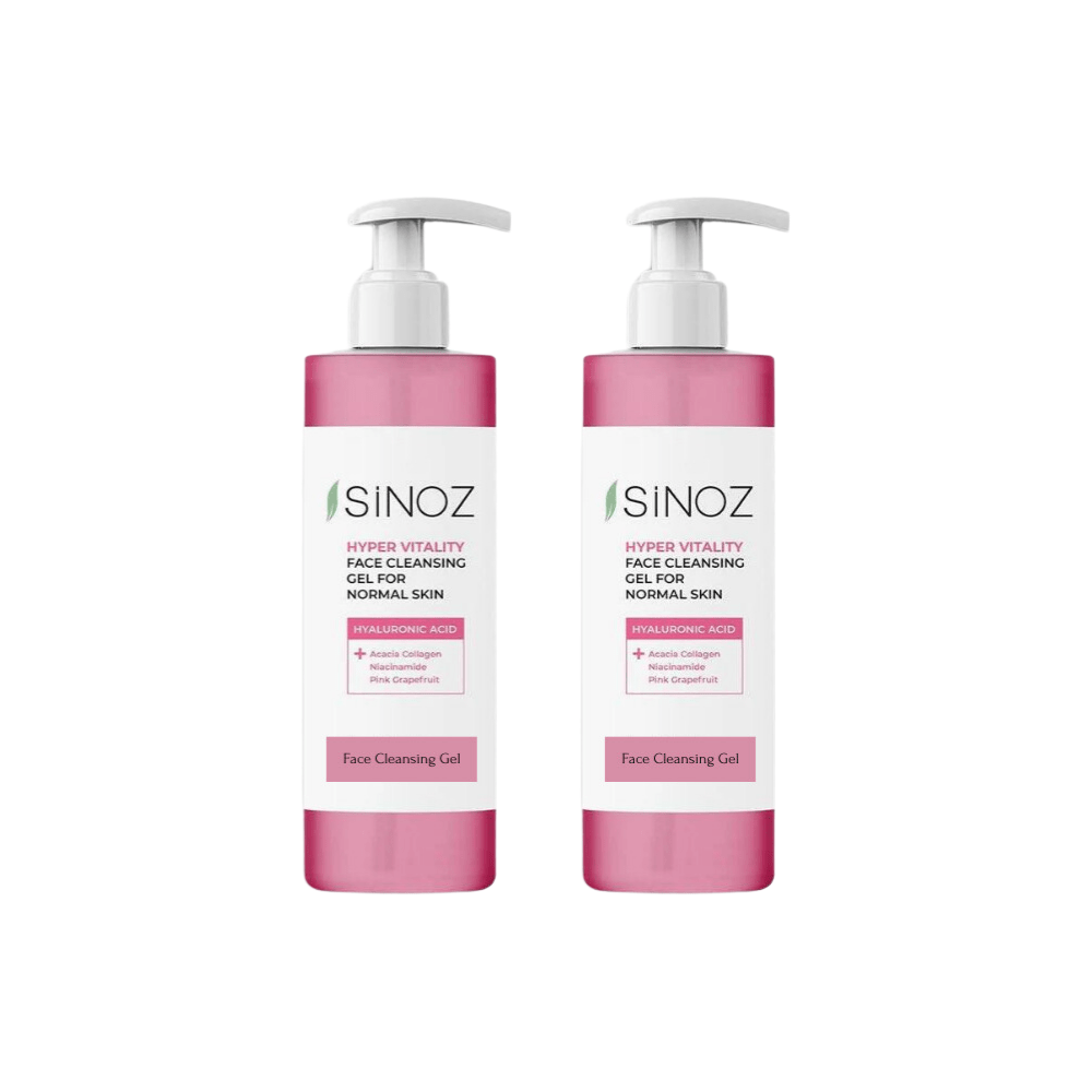 Sinoz Hyper Vitality Normal Skin Face Cleansing Gel 400 ml 2 Pack
