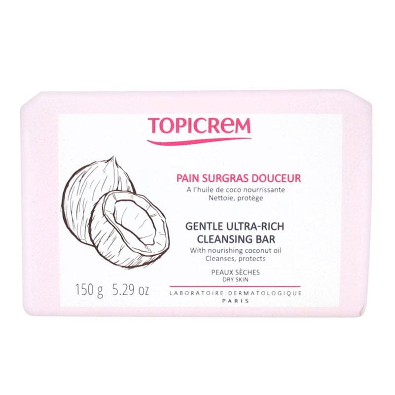 Topicrem Coconut Oil Extract Gentle Ultra Rich Cleansing Bar 150 gr
