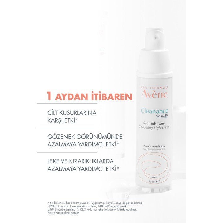 Avene Cleanance Women Gece Bakım Kremi 30 ml - Melori