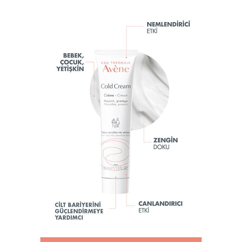 Avene Cold Cream Nemlendirici Krem 40 ml - Melori