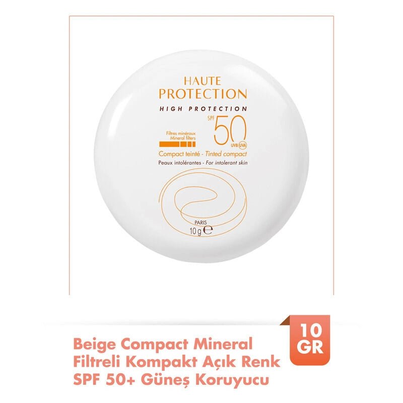 Avene Eau Thermale Spf50 Renkli Güneş Koruyucu Compact Krem Fondöten 10 gr - Melori