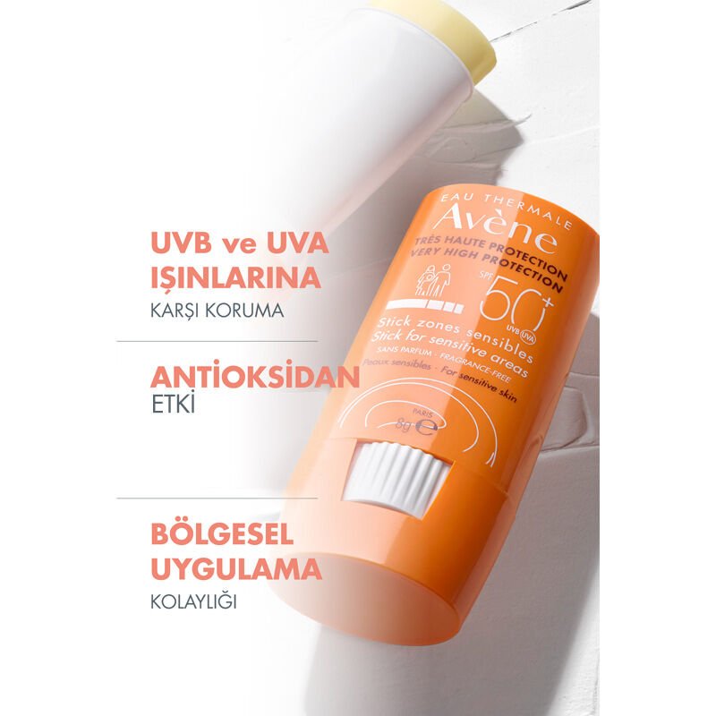 Avene Hassas Bölgeler İçin Güneş Koruyucu Stick Spf50+ 8 gr - Melori