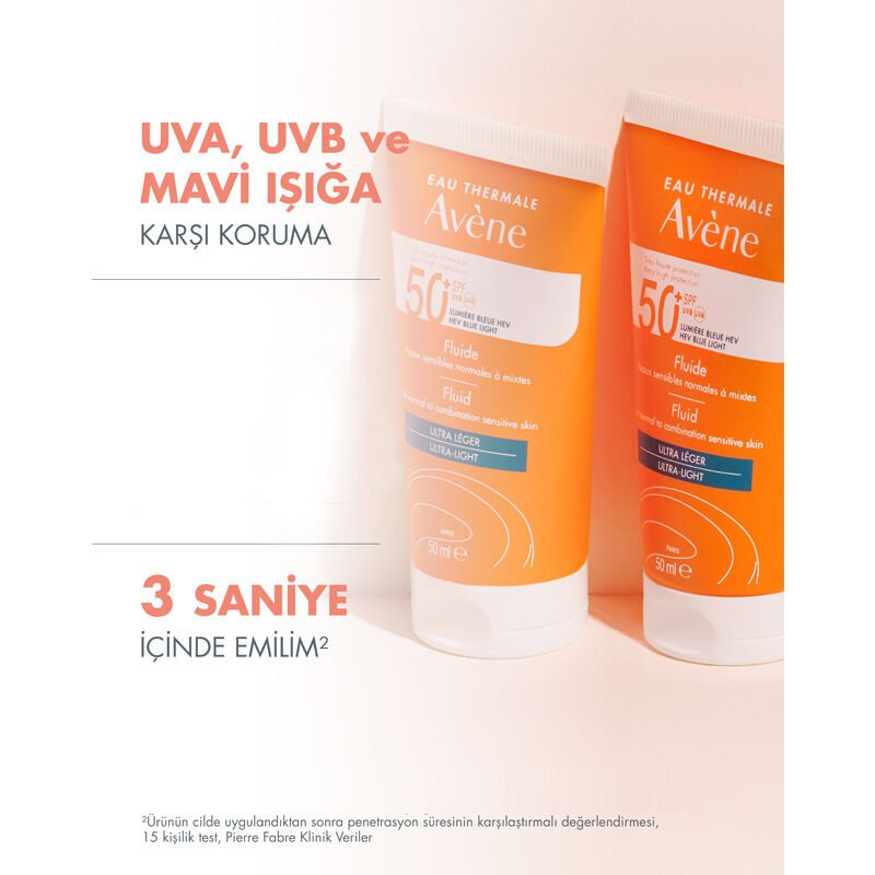 Avene Solaire SPF50+ Fluid Ultra Light 50 ml - Melori