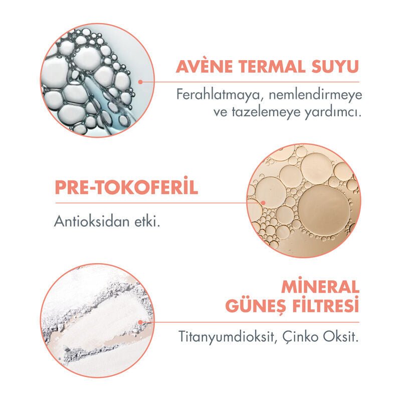 Avene SPF 50 Renkli Güneş Koruyucu Compact Krem Fondöten 10 gr - Sable - Melori