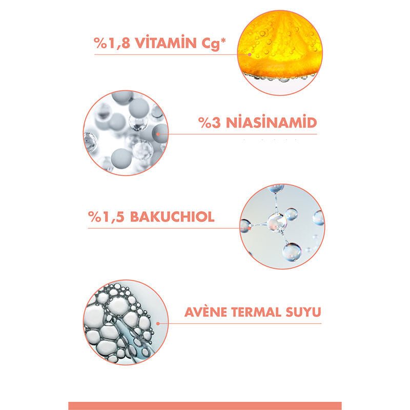 Avene Vitamin Activ Cg Işıltı Veren Antioksidan İçerikli Yüz Serumu 30 ml - Melori