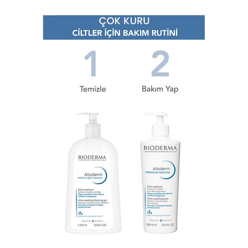 Bioderma Atoderm Intensive Yatıştırıcı ve Temizleyici Jel 1000 ml - Melori
