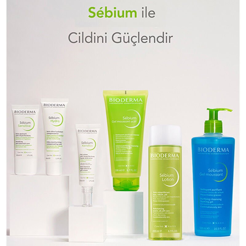 Bioderma Sebium H2O Yüz ve Makyaj Temizleme Suyu 250 ml - Melori