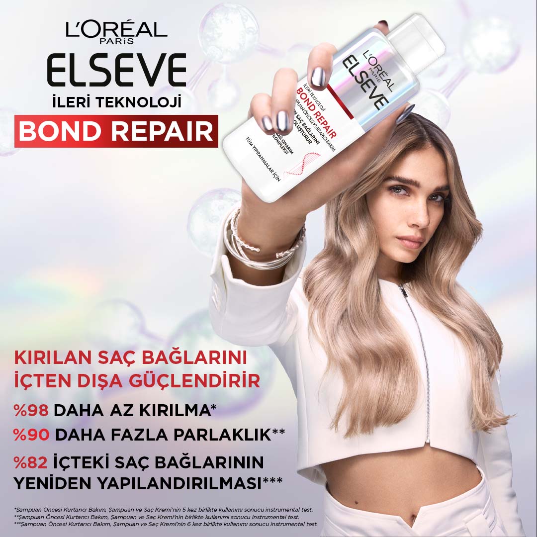 Bond Repair Tüm Yıpranmalar için Saç Bağlarını Yeniden Oluşturan Şampuan Öncesi Kurtarıcı Bakım 200ML - Melori