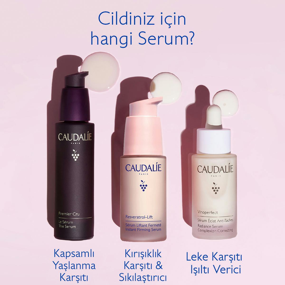 Caudalie Resveratrol - lift Anında Sıkılaştırıcı Etkili Serum - Yedek kapsül 30 ml - Melori