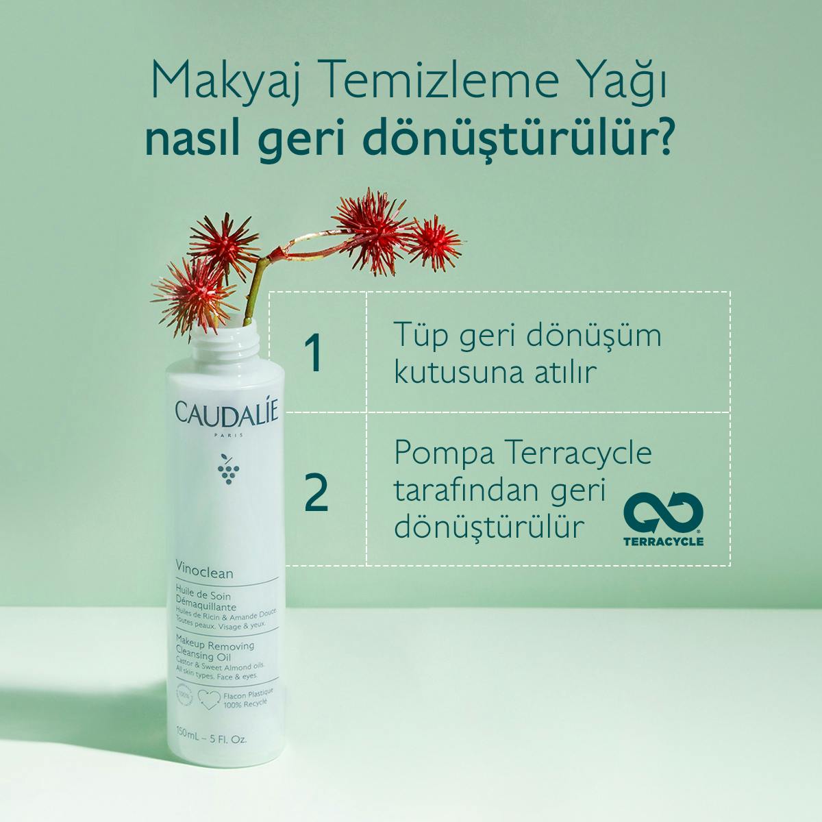 Caudalie Vinoclean Makyaj Temizleme Yağı 150 ml - Melori