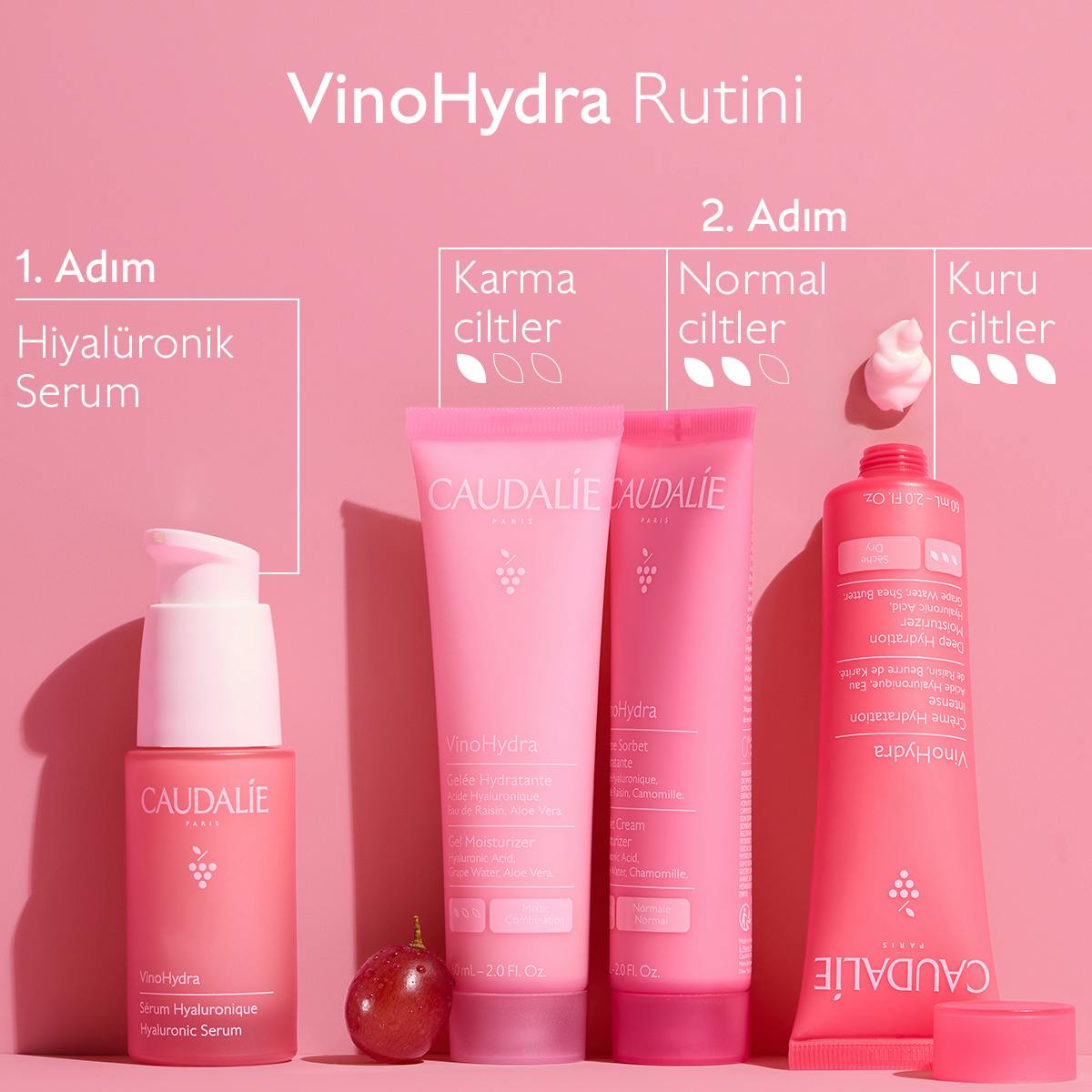 Caudalie Vinohydra Hyaluronic Moisture Serum 30ml - Melori
