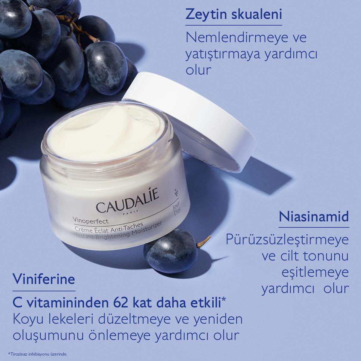 Caudalie Vinoperfect Anında Işıltı Veren Gündüz Bakım Kremi 50 ml - Melori