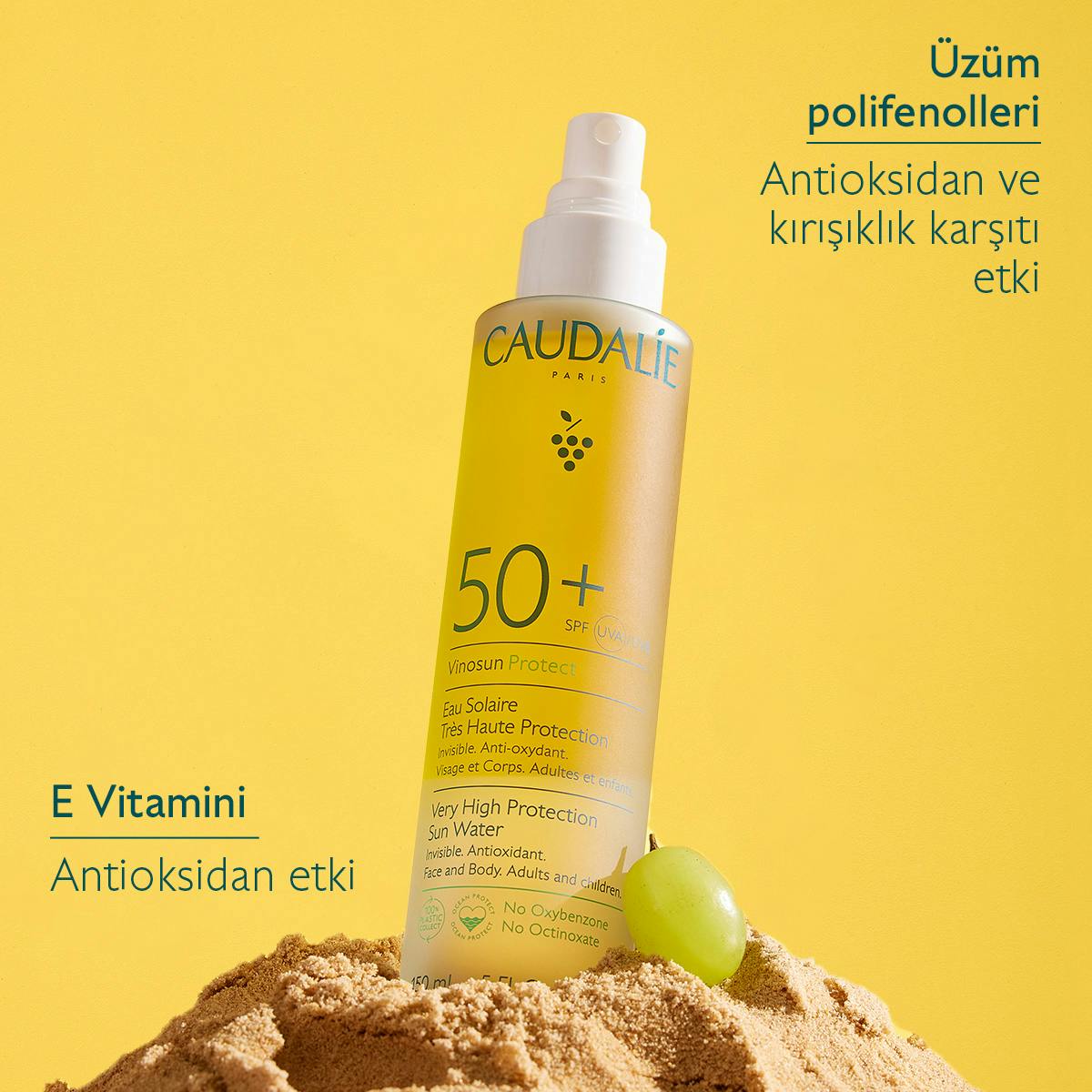 Caudalie Vinosun Protect Spf 50 Güneş Suyu 150 ml - Melori