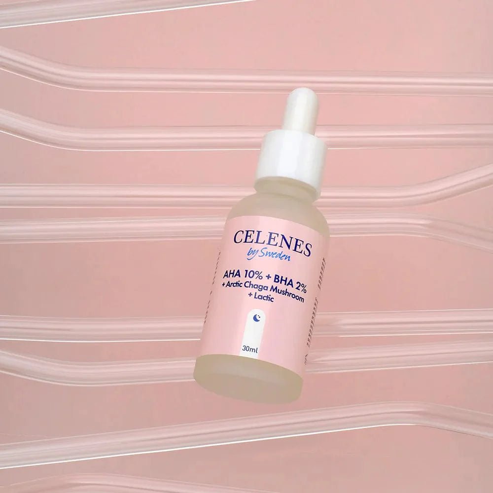 Celenes AHA+BHA+Lactic+Chaga Mushroom Serum 30 ml - Melori