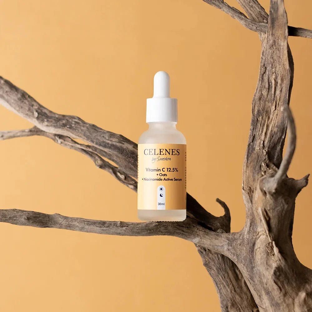 Celenes Vitamin C 12.5+Oats+Niacinamide Active Serum 30 ml - Melori