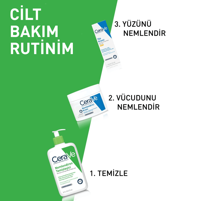 CeraVe Normal Ve Kuru Ciltler İçin Nemlendiren Temizleyici 236 ml - Melori