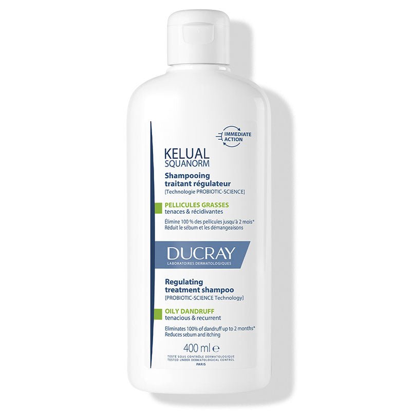 Ducray Kelual Squanorm Yağlı Saçlar için Kepek Şampuanı 400 ml - Melori