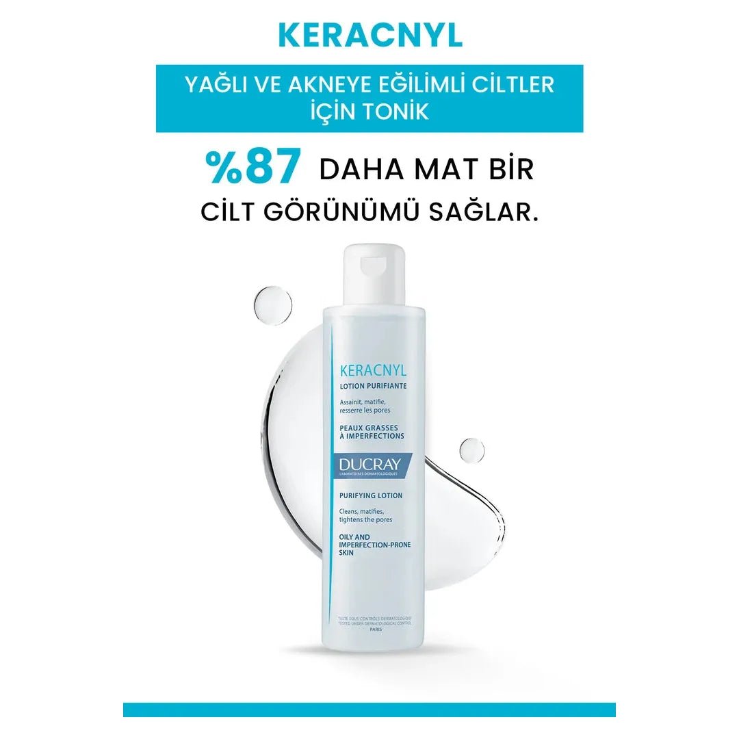 Ducray Keracnyl Lotion Siyah Nokta ve Akne Karşıtı Losyon 200 ml - Melori