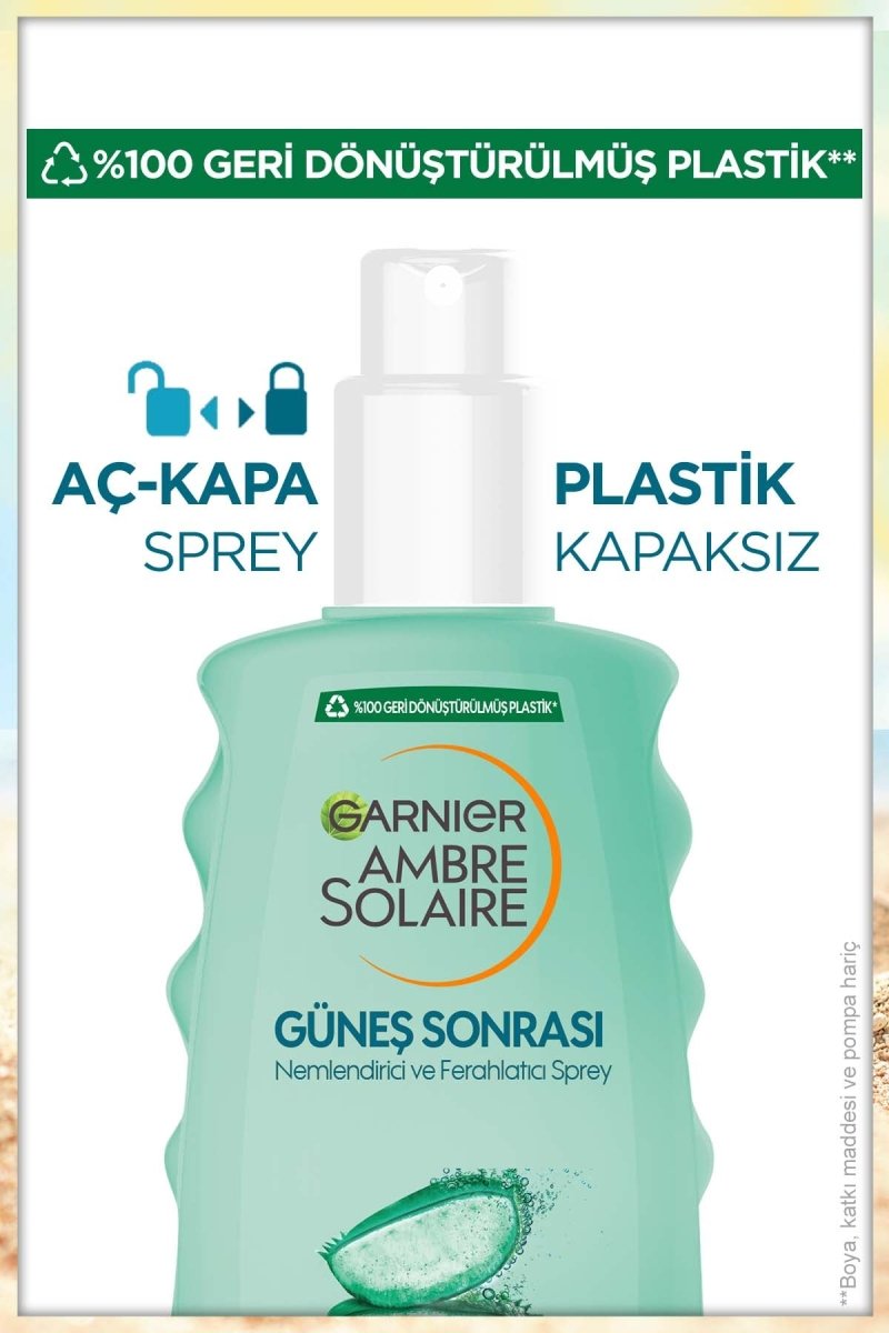Garnier Ambre Solaire Güneş Sonrası Nemlendirici Ferahlatıcı Sprey 200 ml - Melori