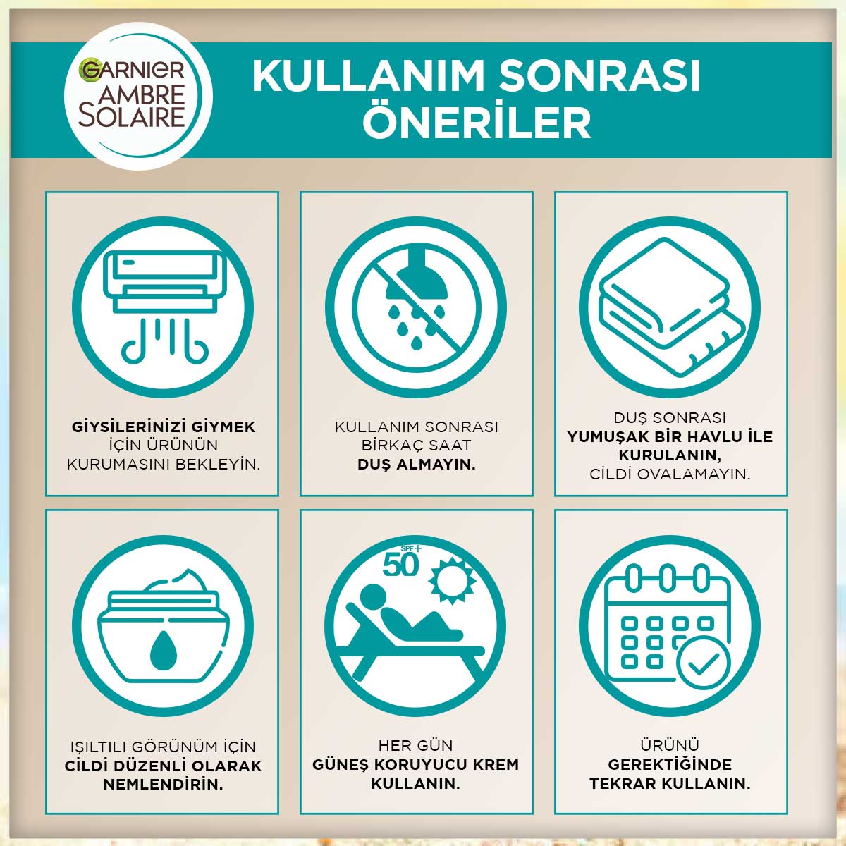 Garnier Ambre Solaire Natural Bronzer Güneşsiz Bronzlaştırıcı Sprey 150ml - Melori