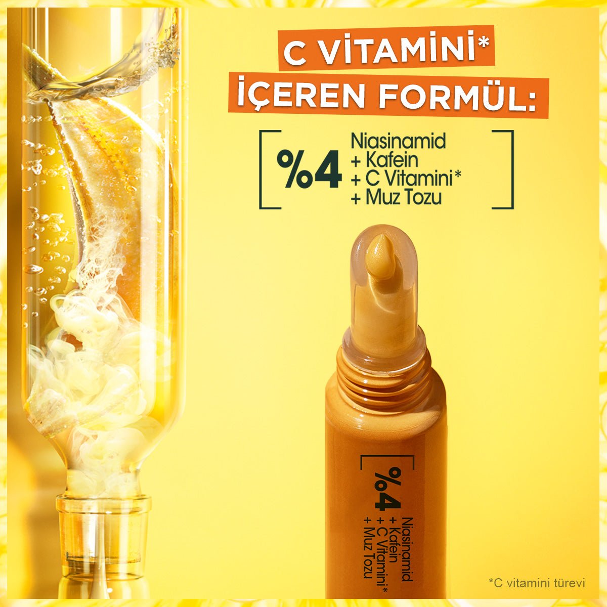 Garnier C Vitamini Parlak Aydınlatıcı Göz Kremi 15ml - Melori
