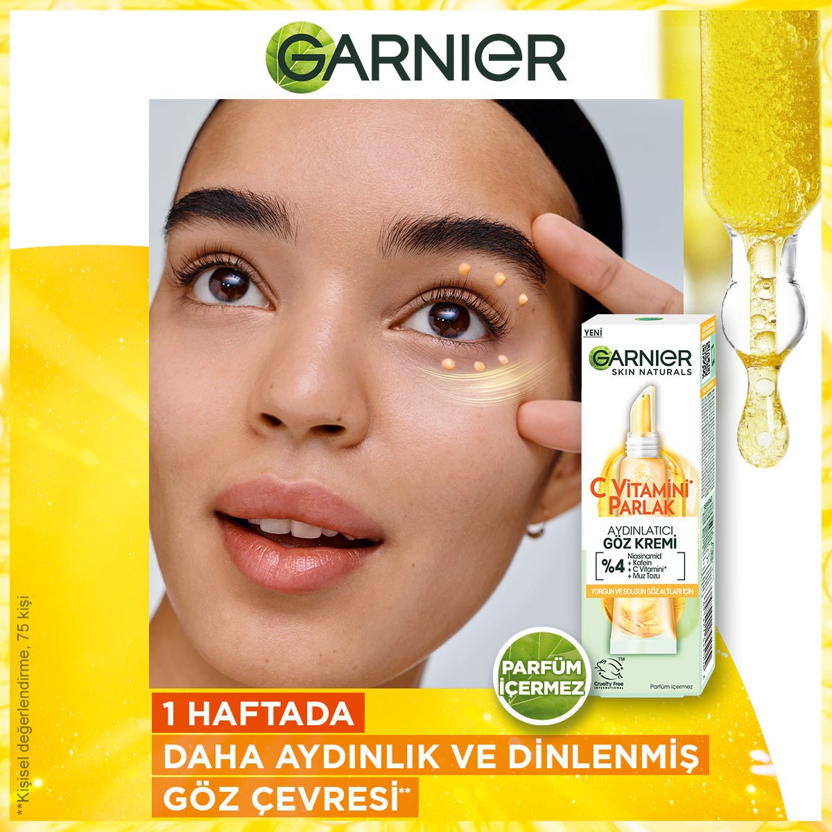 Garnier C Vitamini Parlak Aydınlatıcı Göz Kremi 15ml - Melori