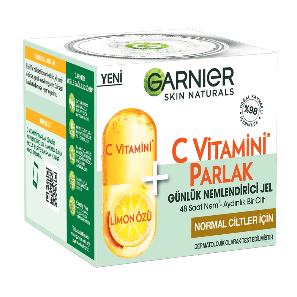 Garnier C Vitamini Parlak Günlük Nemlendirici Jel 50ml - Melori