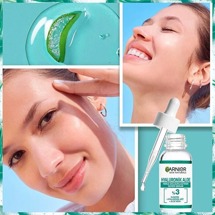 Garnier Hyaluronik Aloe Nemlendirici ve Dolgunlaştırıcı Süper Serum 30 ml - Melori