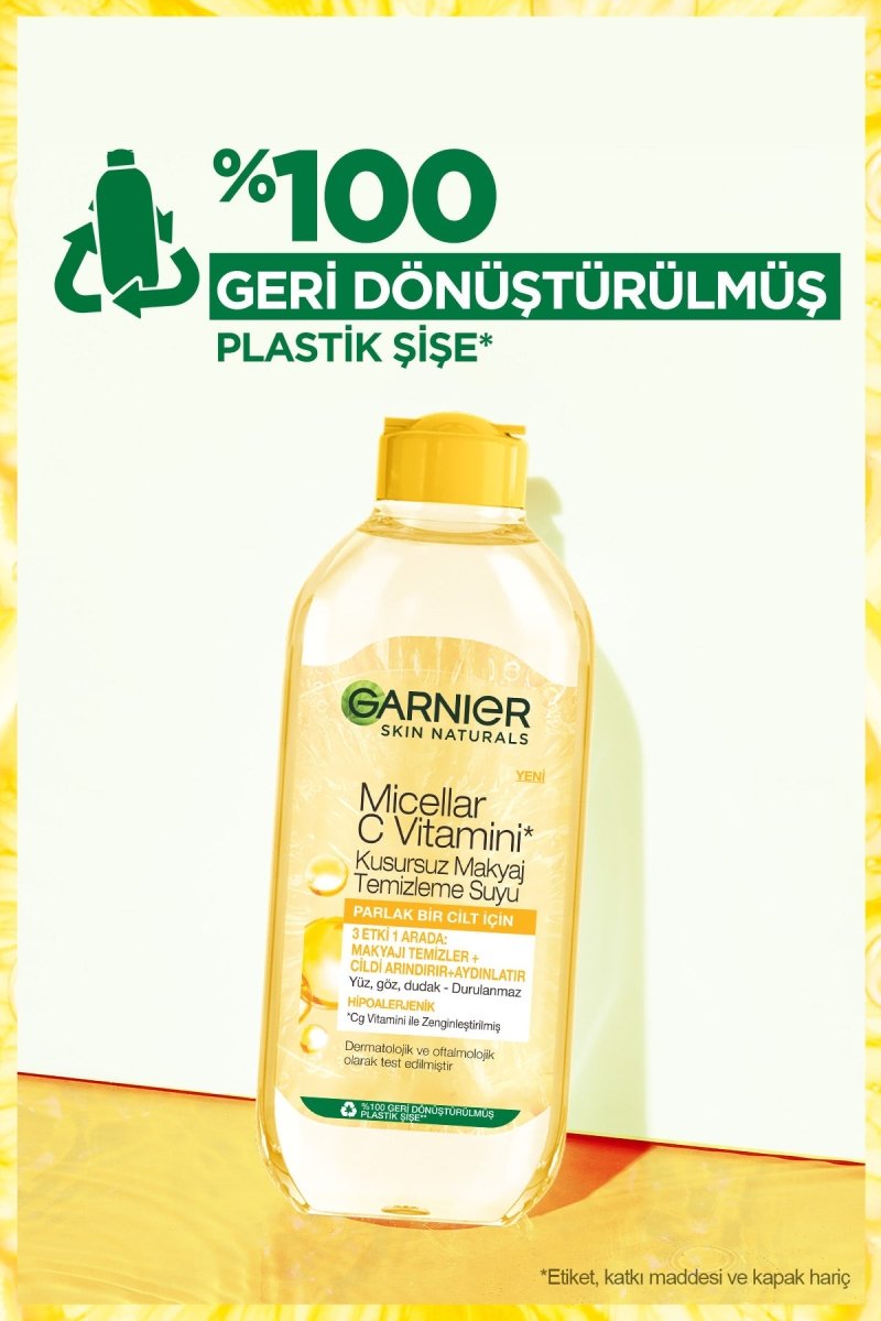 Garnier Micellar C Vitamini Kusursuz Makyaj Temizleme Suyu 400ml - Melori