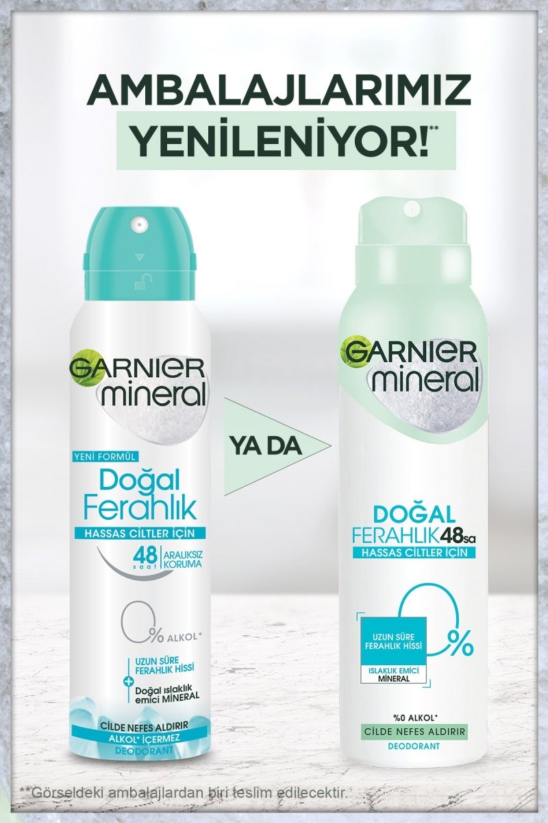 Garnier Mineral Doğal Ferahlık Spray Deodorant - Melori