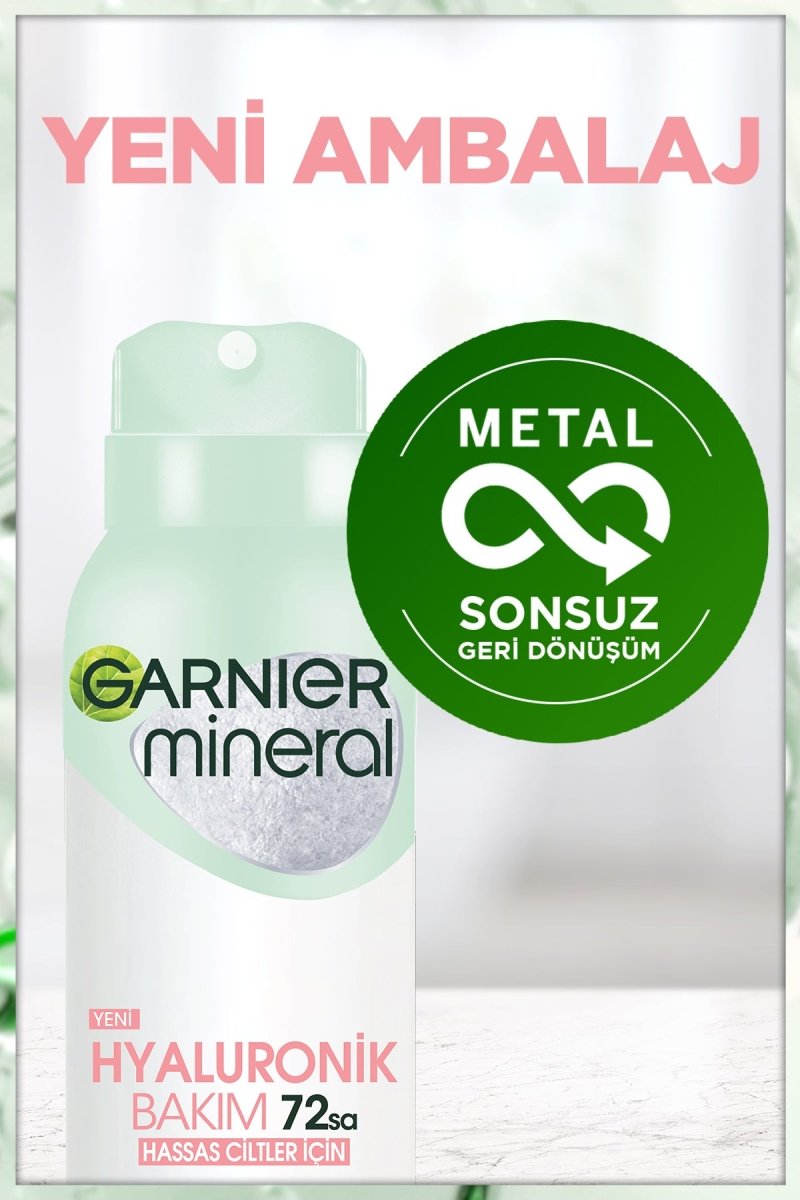 Garnier Mineral Hyaluronik Bakım Sprey Deodorant - Melori