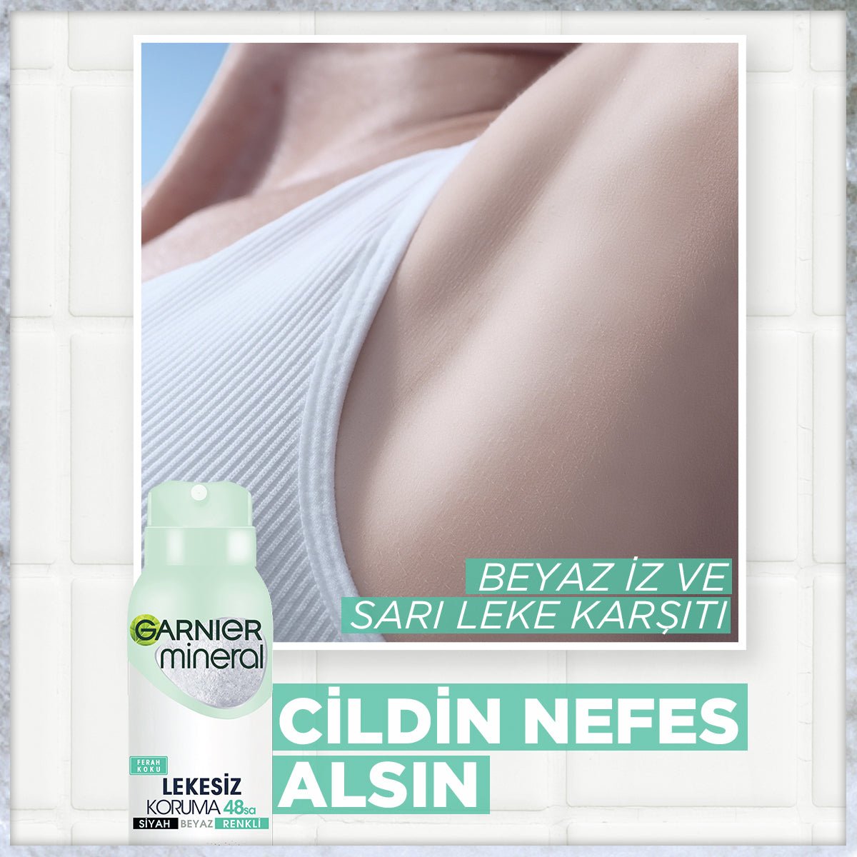 Garnier Mineral Lekesiz Koruma Ferah Koku Spray Deodorant - Melori