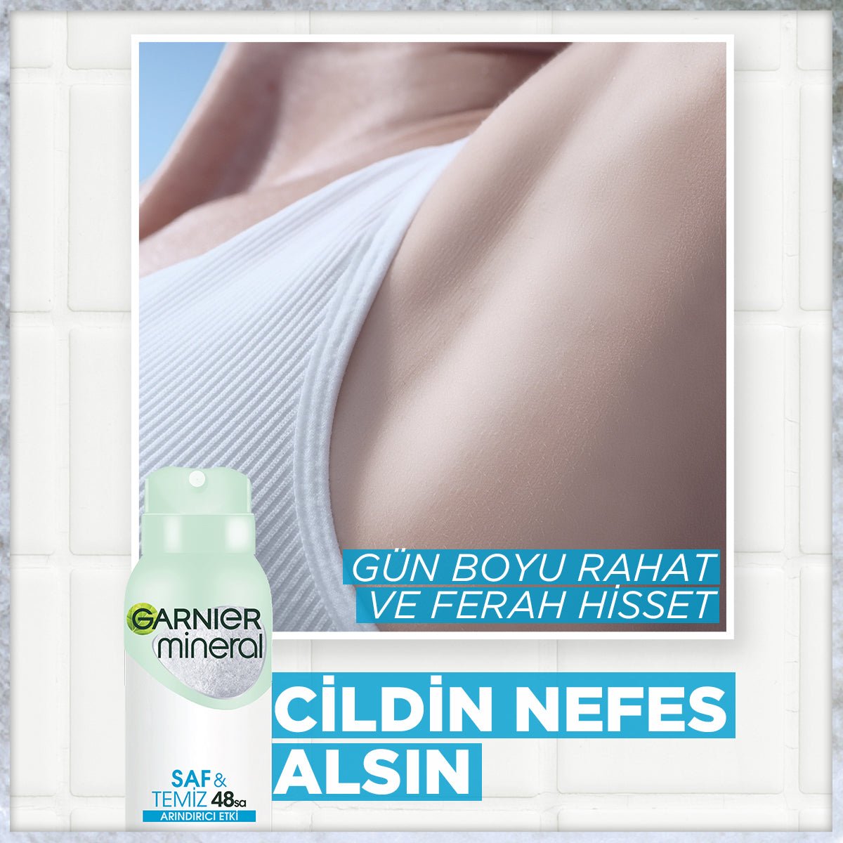 Garnier Mineral Saf&Temiz Sprey Deodorant - Melori