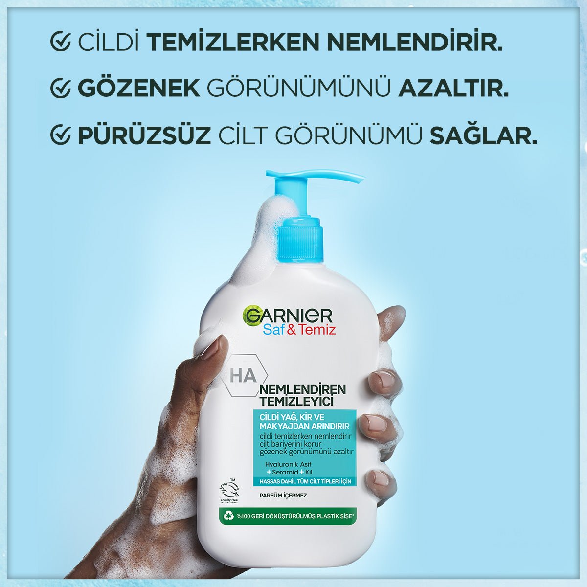 Garnier Saf&Temiz Nemlendiren Temizleyici 250 ml - Melori