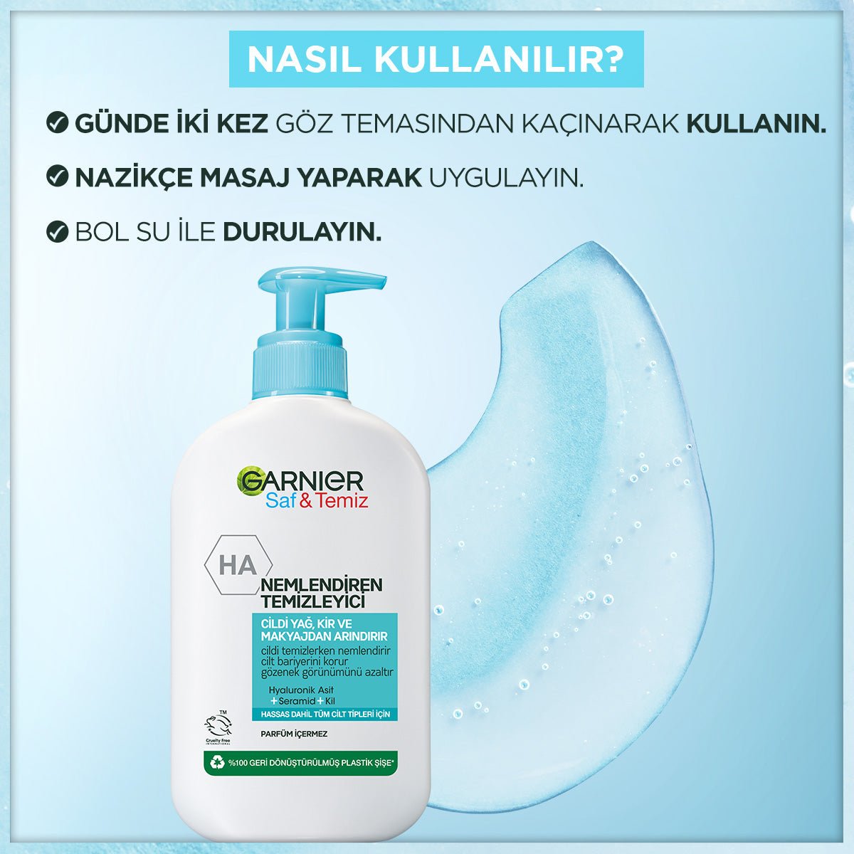 Garnier Saf&Temiz Nemlendiren Temizleyici 250 ml - Melori