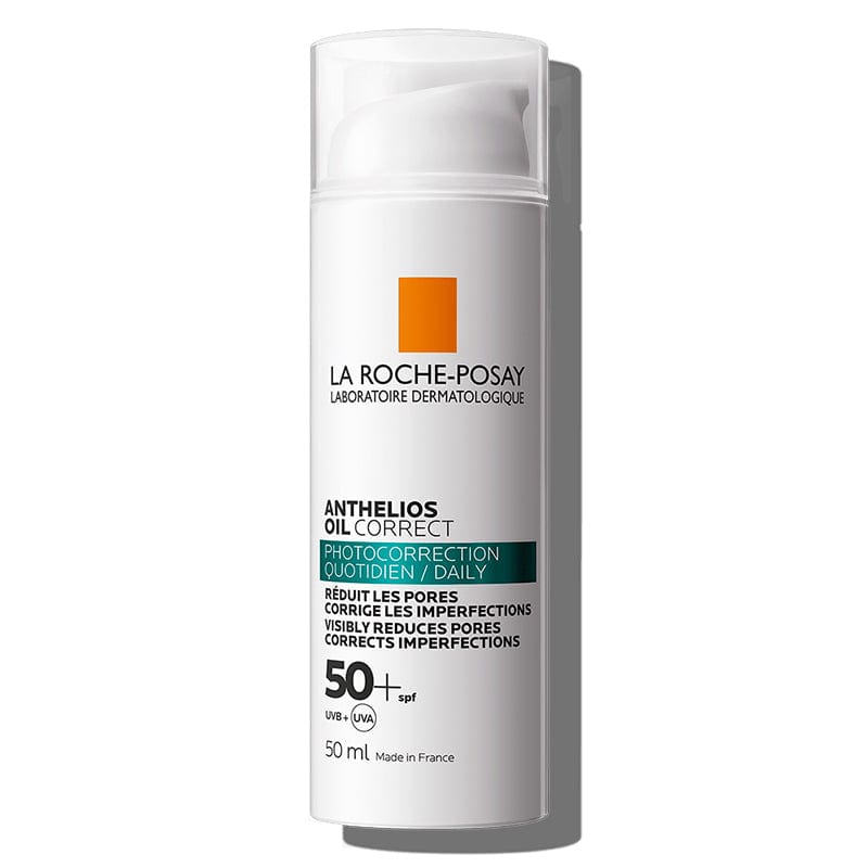 La Roche Posay Anthelios Oil Correct Yağlı ve Düzensiz Ciltler için SPF 50+ Yüz Güneş Kremi 50 ml - Melori